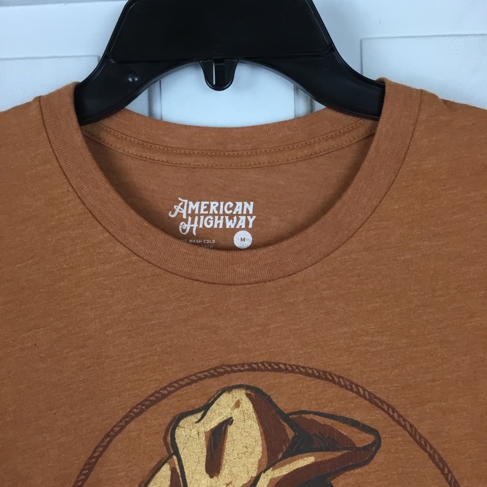 American Hwy Women’s Cowgirl T Shirt “Ranch Like a Girl” Tee Western Size M New - Picture 5 of 8